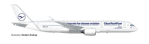 Herpa 572460 - A350-900 Lufthansa Clean Tech